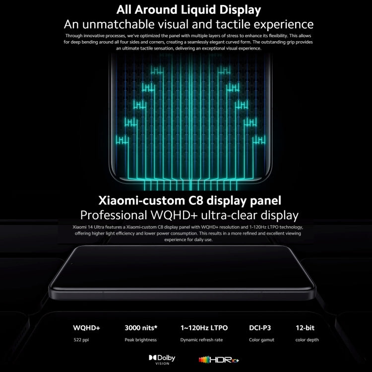 Xiaomi 14 Ultra, 6.73 inch Xiaomi HyperOS Snapdragon 8 Gen 3 Octa Core 4nm up to 3.3GHz, NFC, Network: 5G Xiaomi 14 Ultra, 6.73 inch Xiaomi HyperOS Snapdragon 8 Gen 3 Octa Core 4nm up to 3.3GHz, NFC, Network: 5G